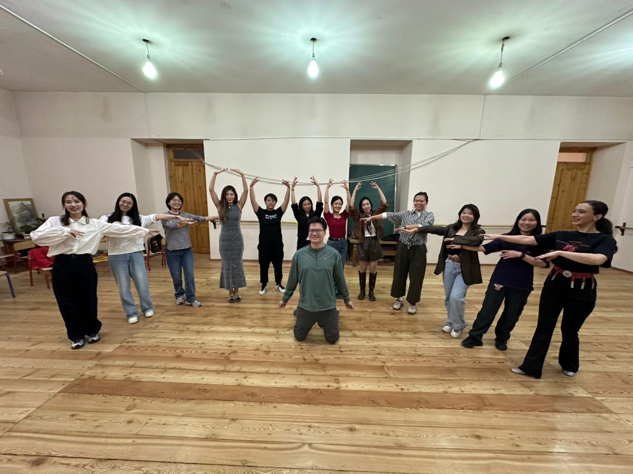 Group dance formation
