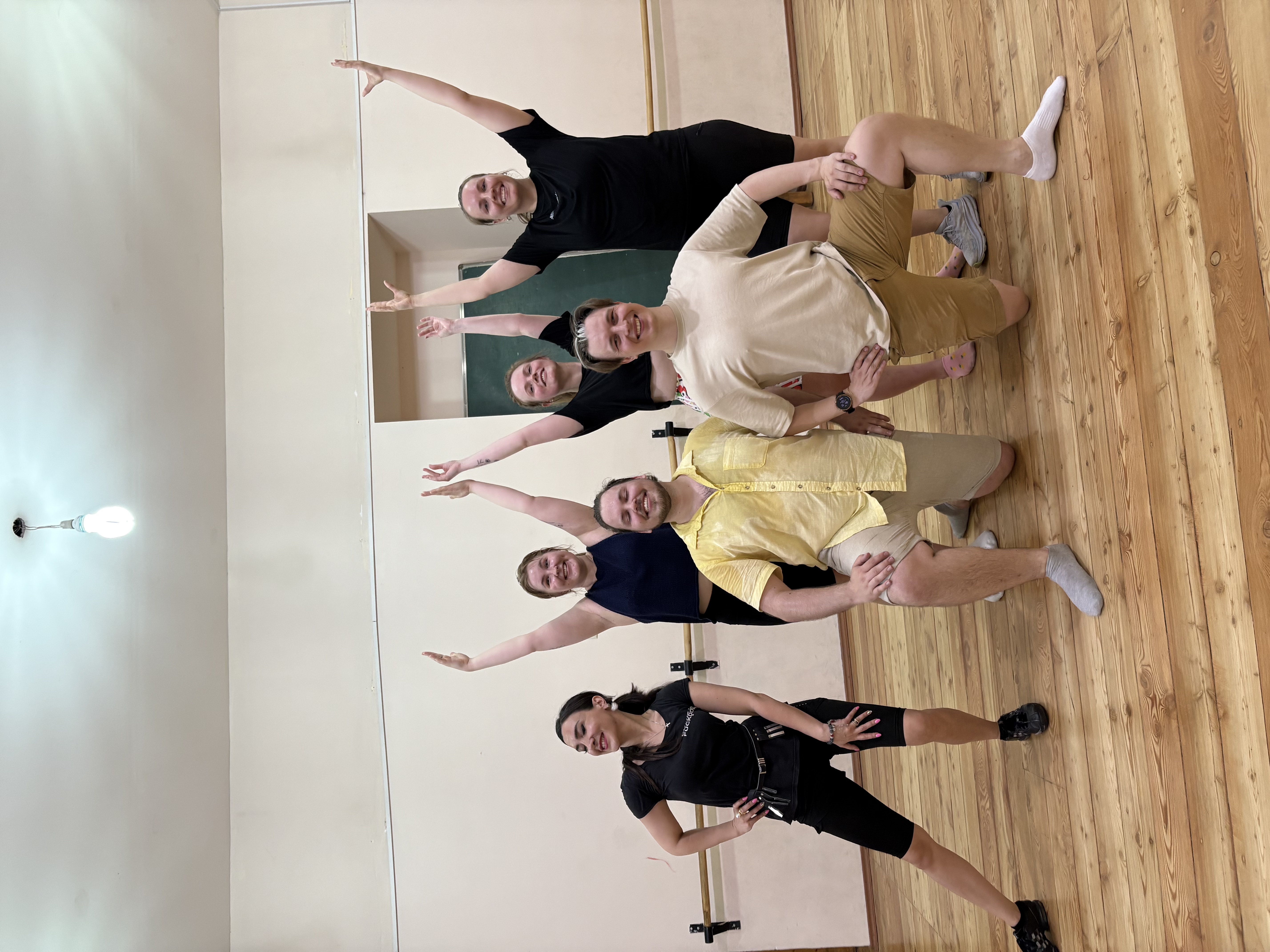 Group photo after class